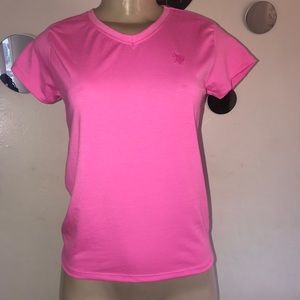 U. S. Polo assn. pink top 12/14 juniors NWT